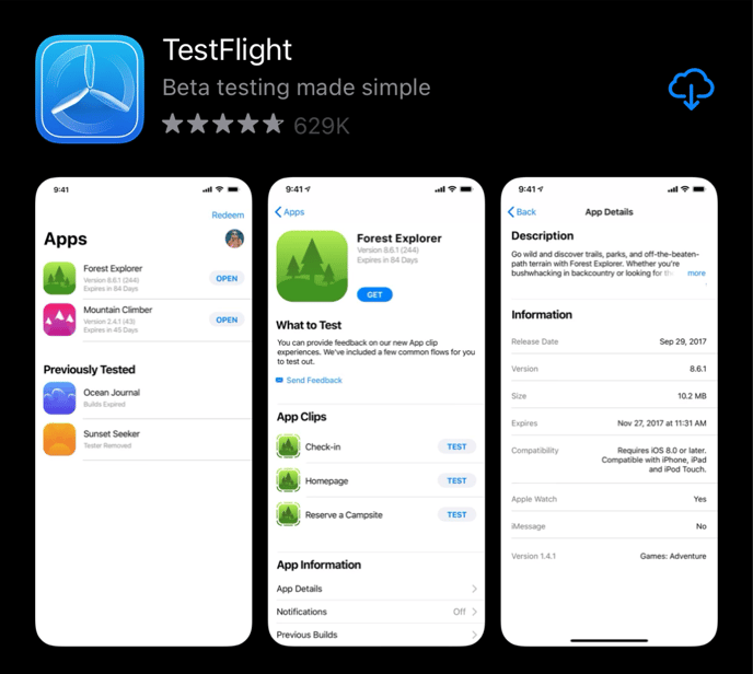 Install TestFlight-sml