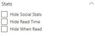 MySparrow-Stats