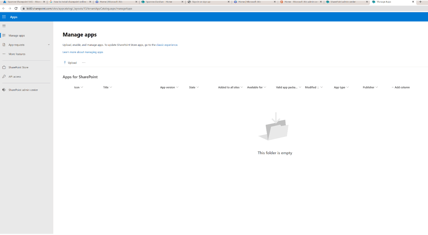 Creating a SharePoint App Catalog